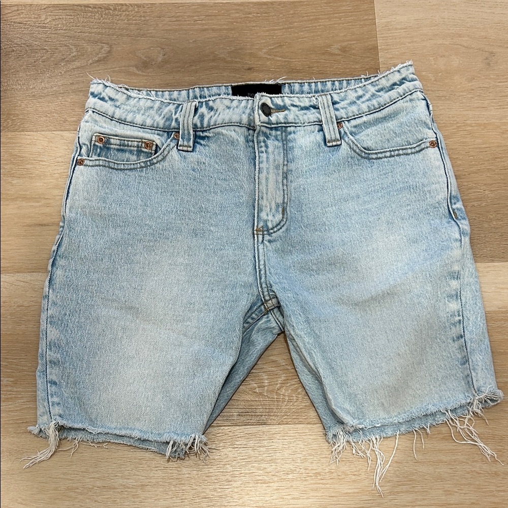 ROLLA'S Faded Blue Denim Shorts